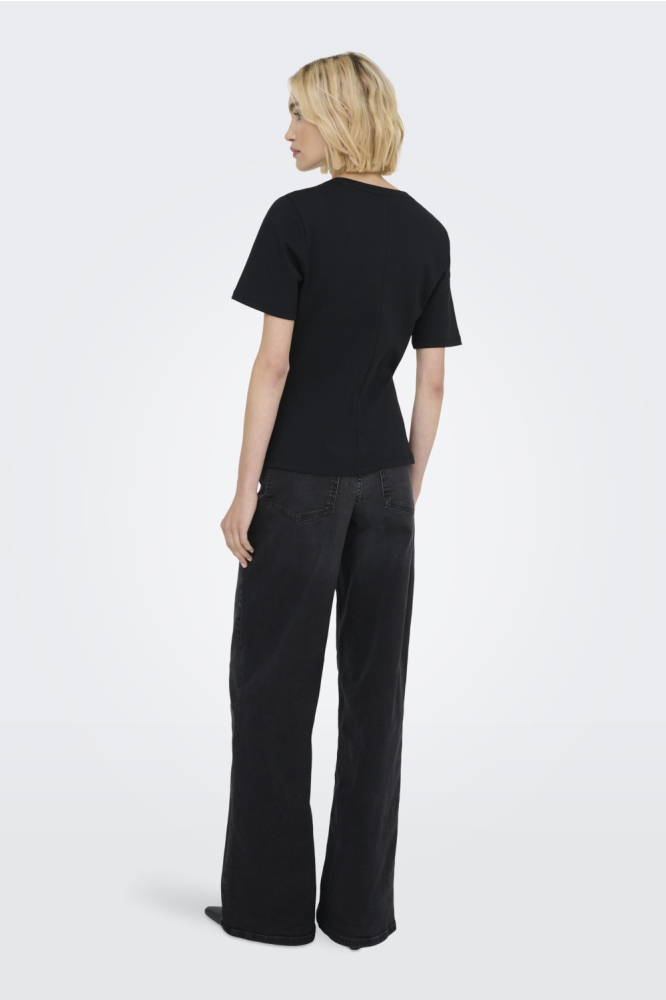 JDYEVA S/S TOP JRS 15370716 Black
